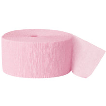 Load image into Gallery viewer, Pastel Lovely Pink Crepe Streamer, 81 ft
