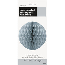 Load image into Gallery viewer, Silver 8&quot; Honeycomb Ball

