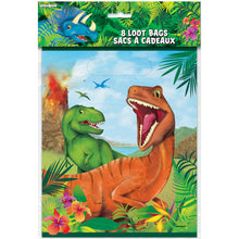 Load image into Gallery viewer, Dinosaur Loot Bags, 8ct
