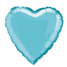 Load image into Gallery viewer, Solid Heart Foil Balloon 18&quot;, Packaged - Baby Blue
