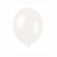 Load image into Gallery viewer, Pack of 12&quot; Pearlized Latex Balloons, 50ct - Iridescent White
