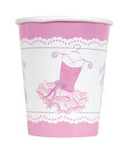 Load image into Gallery viewer, Pink Ballerina 9oz Paper Cups, 8ct
