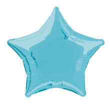 Load image into Gallery viewer, Solid Star Foil Balloon 20&quot;, Packaged - Baby Blue
