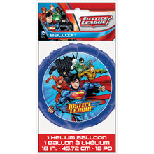 Load image into Gallery viewer, Justice League Round Foil Balloon 18&quot;, Packaged

