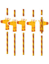 Load image into Gallery viewer, Get Wild Paper Straws - 8ct
