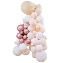 Load image into Gallery viewer, Pampas, White, Peach and Rose Gold Balloon Arch Kit
