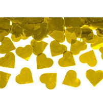 Load image into Gallery viewer, Heart Shaped Confetti Cannon, Gold, 60cm
