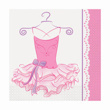 Load image into Gallery viewer, Pink Ballerina Luncheon Napkins, 16ct
