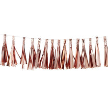 Load image into Gallery viewer, Ginger Ray - Rose Gold Tassel Garland
