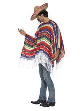 Load image into Gallery viewer, Poncho, Multi-Coloured, One Size
