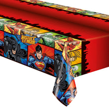 Load image into Gallery viewer, Justice League Rectangular Plastic Table Cover, 54&quot;x84&quot;
