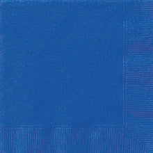 Load image into Gallery viewer, Royal Blue Solid Luncheon Napkins, 20ct
