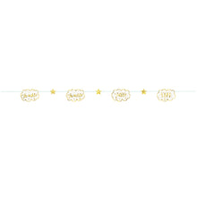 Load image into Gallery viewer, Twinkle Twinkle Little Star Paper Garland, 7 ft
