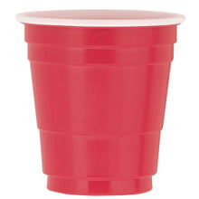 Load image into Gallery viewer, Red Plastic Solo Cup Shot Glasses, 20ct
