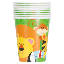 Load image into Gallery viewer, Animal Jungle 9oz Paper Cups, 8ct
