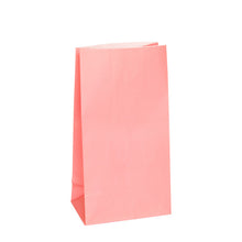 Load image into Gallery viewer, Pastel Pink Paper Party Bags, 12ct
