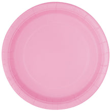 Load image into Gallery viewer, Lovely Pink Solid Round 9&quot; FSC Dinner Plates, 16ct
