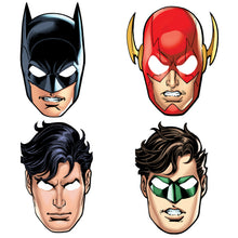 Load image into Gallery viewer, Justice League Party Masks, 8ct
