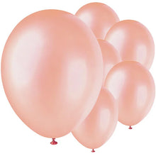 Load image into Gallery viewer, 12&quot; Latex Pearlized Rose Gold Balloon
