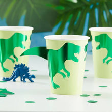 Load image into Gallery viewer, Ginger Ray Dino Party Cups 8 Pack
