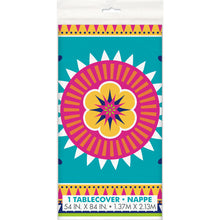 Load image into Gallery viewer, Boho Fiesta Rectangular Plastic Table Cover, 54&quot;x84&quot;
