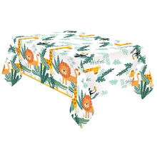 Load image into Gallery viewer, Get Wild Animal Safari Paper Party Table Cover
