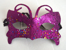 Load image into Gallery viewer, Butterfly Glitter Masquerade Face Mask
