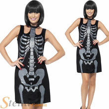 Load image into Gallery viewer, Skeleton Dress Costume
