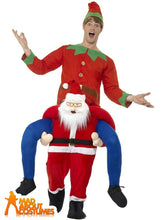 Load image into Gallery viewer, Piggyback Santa Costume, Red
