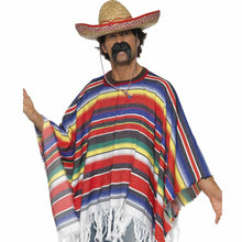 Load image into Gallery viewer, Poncho, Multi-Coloured, One Size
