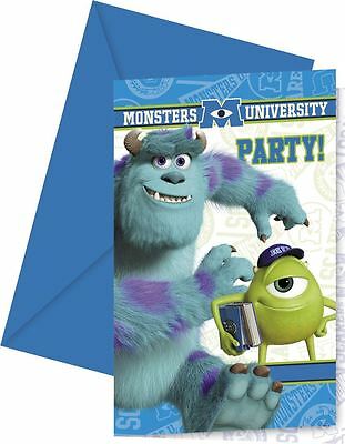 Monsters Inc Party Invitations (x6) – PartyTime Malta