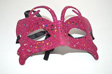 Load image into Gallery viewer, Butterfly Glitter Masquerade Face Mask
