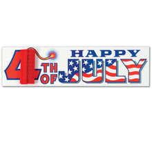 Load image into Gallery viewer, Banner Happy 4th of July
