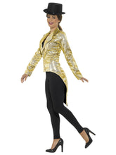 Load image into Gallery viewer, Sequin Tailcoat Jacket - Small (UK 8-10)
