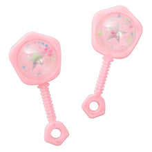 Load image into Gallery viewer, Pink Baby Rattle Favors 2.5&quot;, 6ct
