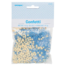Load image into Gallery viewer, Blue Bunting Christening Foil Confetti, .5oz
