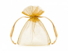 Load image into Gallery viewer, Gold Organza Bags - 10 Pack
