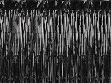 Load image into Gallery viewer, Black Shimmer Curtain Backdrop

