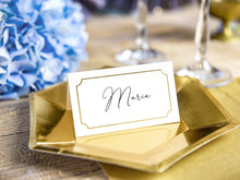 Load image into Gallery viewer, Table Cards With Gold Frame
