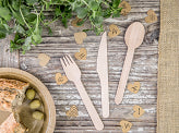 Load image into Gallery viewer, Woodland Wooden Cutlery - 16pcs
