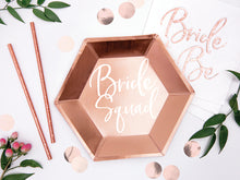 Load image into Gallery viewer, Rose Gold Plates Bride Squad - 23cm
