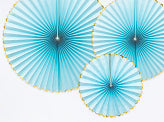 Load image into Gallery viewer, Decorative Rosettes Yummy Light Blue - 3ct
