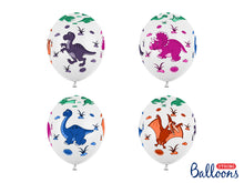 Load image into Gallery viewer, Dinosaur Latex Balloons - 6pcs
