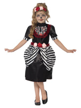 Load image into Gallery viewer, Sugar Skull Child Costume
