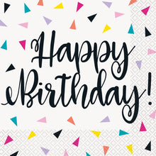 Load image into Gallery viewer, Triangle Confetti Birthday Luncheon Napkins, 16ct
