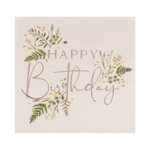 Load image into Gallery viewer, Ginger Ray Lets Partea Happy Birthday Paper Napkins
