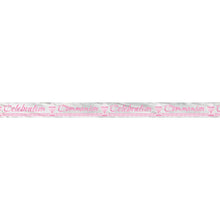 Load image into Gallery viewer, Foil Pink Radiant Cross &quot;Communion&quot; Banner, 12 ft
