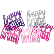 Load image into Gallery viewer, Birthday Pink Glitz Happy Birthday Confetti, .5oz
