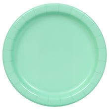 Load image into Gallery viewer, Mint Solid Round 7&quot; Dessert Plates, 20ct

