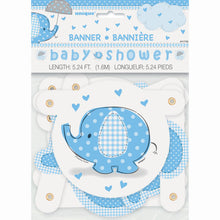 Load image into Gallery viewer, Umbrellaphants Blue Jointed Banner
